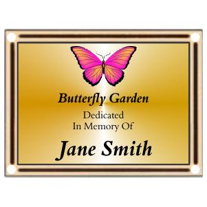 Bronze Finish Aluminum Casting with Gold Metal Plate